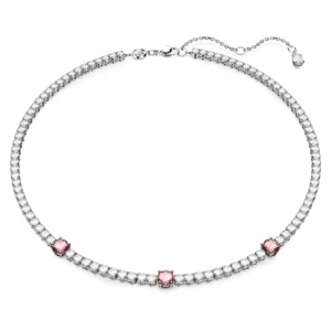 Swarovski Matrix Tennis Halskette Rosa 5666165